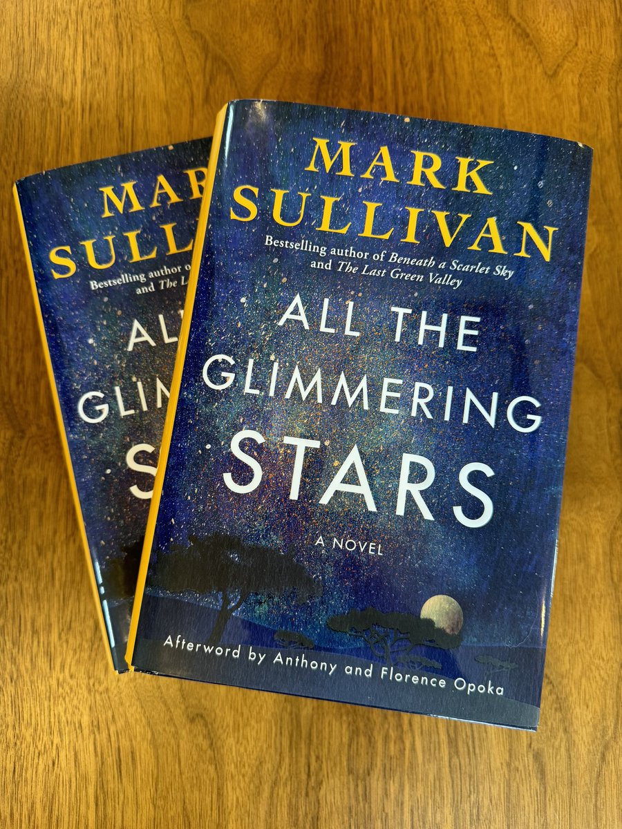 Happy pub day to my dad, @MarkSullivanBks ALL THE GLIMMERING STARS is my favorite of his books so far. Available now on Amazon