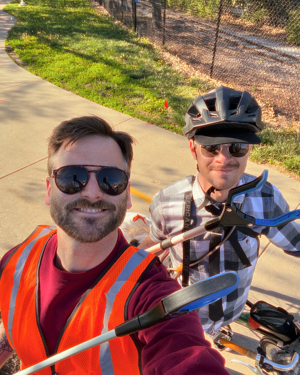 I brag enough about our amazing bike trails here in Lincoln, I figure it’s also important to help keep them clean! You can adopt a portion of a trail with some friends too, just reach out to @CityOfLincoln for more details!