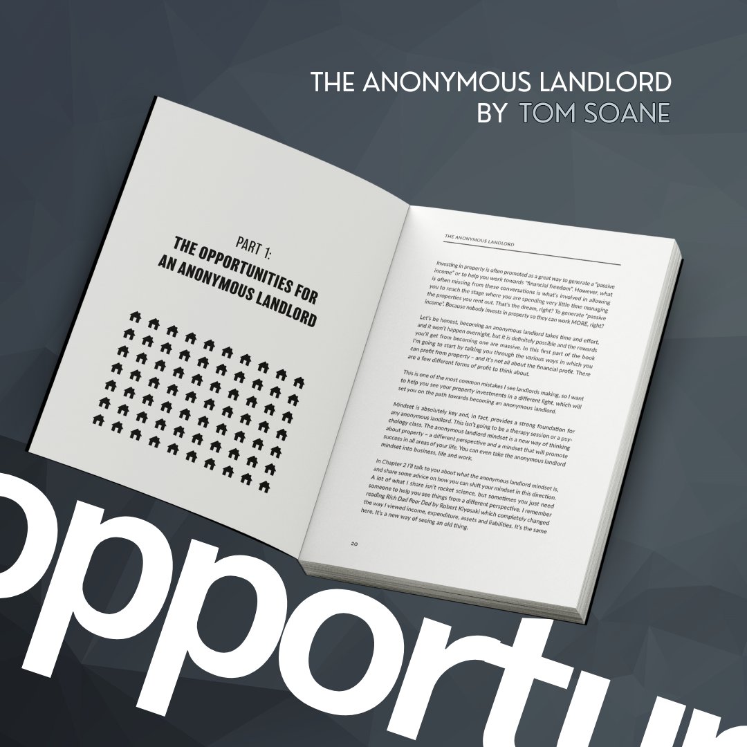 'The Anonymous Landlord' - #1 on Amazon's Bestseller List! 🌟

🛒 ow.ly/yazo50NCpuO

#TomSoane #SoaneGroup #SoanePropertyGroup #LandlordTips #TipForUKLandlord #RealEstateInvestingForBeginners #RealEstateInvestingStrategy #TheAnonymousLandlord #LettingManagement