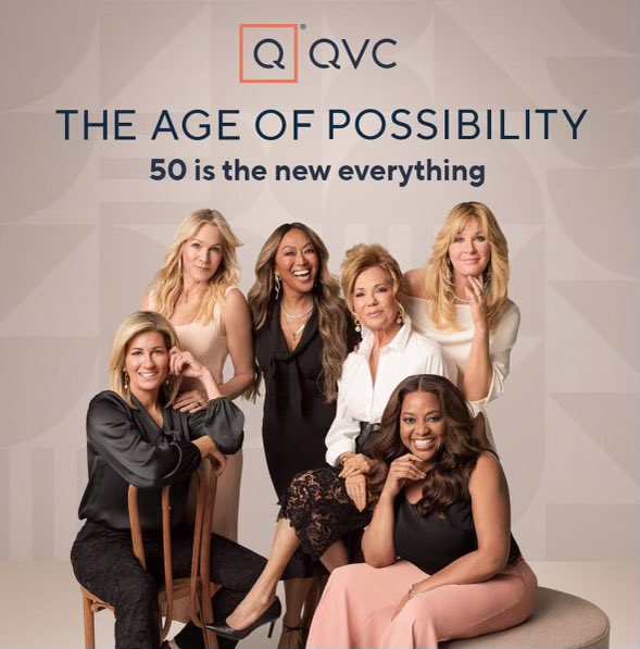 #ad I’m proud to partner with @QVC and these wonderful ladies Shawn Killinger, (Sherri Shepherd) @sherrieshepherd, (Sandra Lee) @SandraLee, (Jennie Garth) @jenniegarth, and (Mally Roncal) @MallyRoncal to promote #TheAgeofPossibility! Life doesn’t stop when you turn 50, now is the…