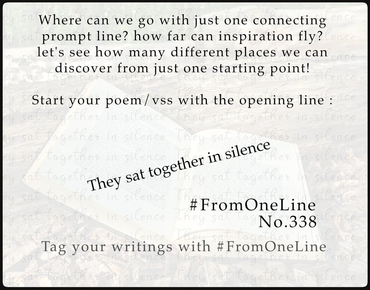 They sat together in silence 
As always, she was in compliance 
As always, in #submission
Another night in  missionary position
'Reverse cowgirl!' she at last screamed in defiance

#LimerickRhyme 
#FromOneLine
#vsshumour 
#WritingCommunity
#PoetryCommunity