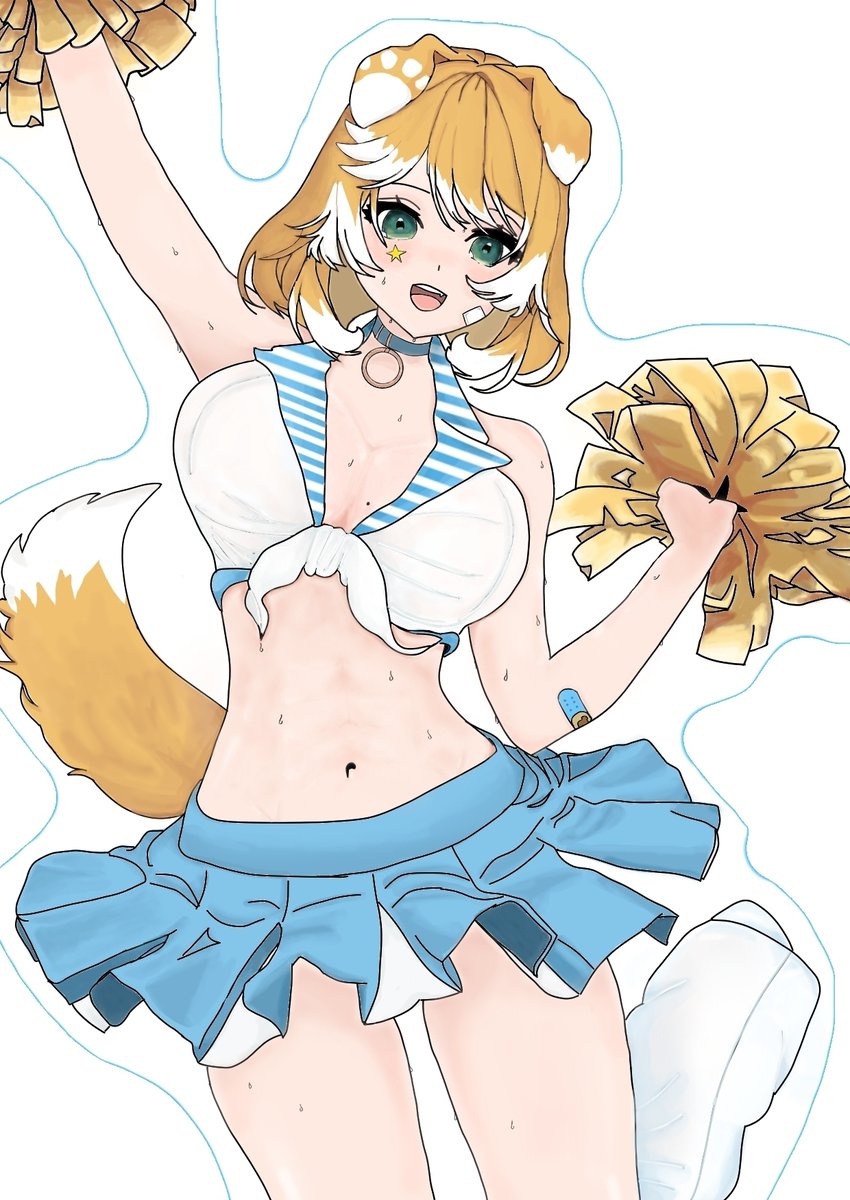 It's the middle of the week, let cheergirl Bonnie get your through to  the weekend! Ganbatte ne!
 #Bonnillust