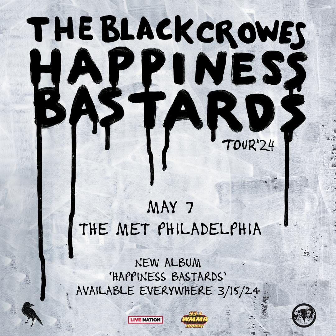 𝑻𝑶𝑵𝑰𝑮𝑯𝑻 @theblackcrowes at @themetphilly