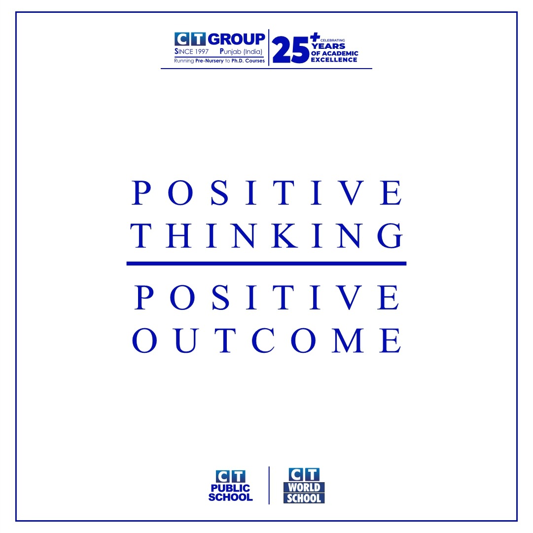 Ever notice how positive thinking tends to bring out positive outcomes? It's like when you focus on the good stuff, good things just seem to happen. It's all about that positive vibe! #ctgroup #morningpost #ctu #ctps #ctw #teamct #ctians #positivemind #mindful #positivevibe