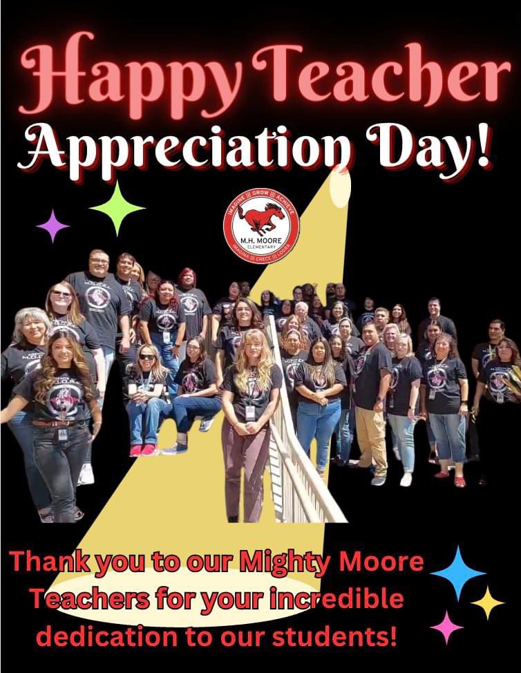 🤩🥳We want to spotlight and give a huge shout out to our amazing MH Moore teachers who go above and beyond for our students every single day! We appreciate you all! #OneFortWorth @FortWorthISD @UAlvarez @JRSquared1126 @flores_alex1 @Lizeth9311 @elizarocky75 @TinaLyons77