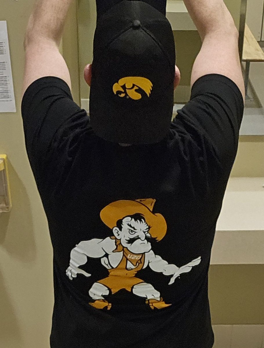 Day 7 of Wrestling Shirt a Day in May In honor of Oklahoma St snagging Olympic and World Champion David Taylor as the new Head Coach, I gotta rep their shirt today. Go Pokes!!! #WrestlingShirtADayinMay @CowboyWrestling I'm still a Hawks fan, but this is good for Wrestling