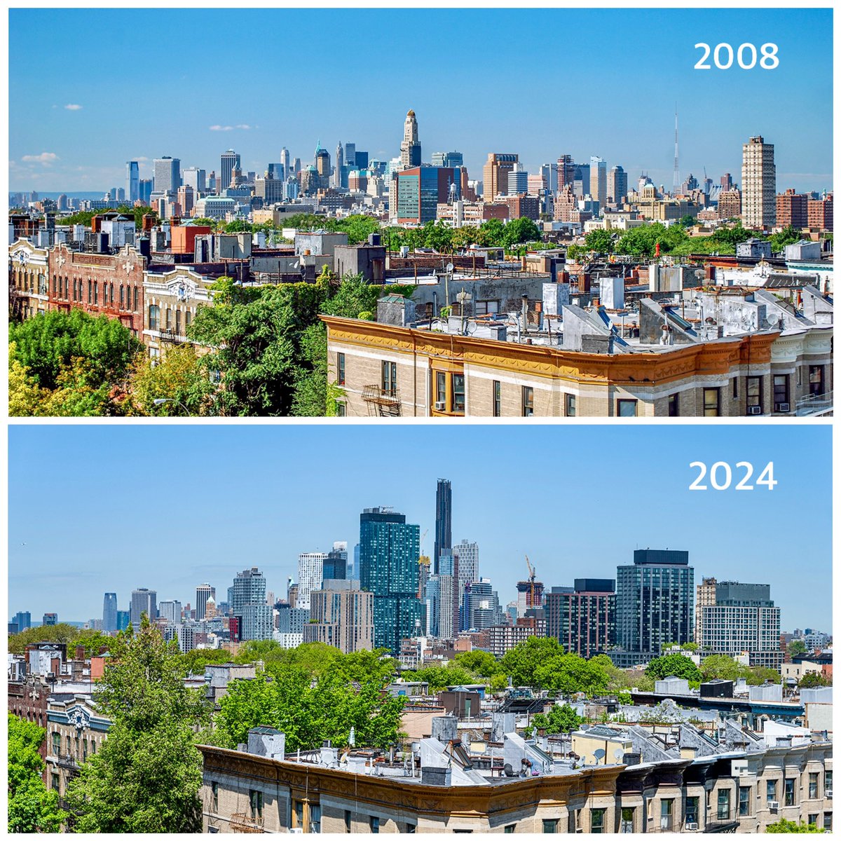 2008 vs 2024.
#Brooklyn #nyc