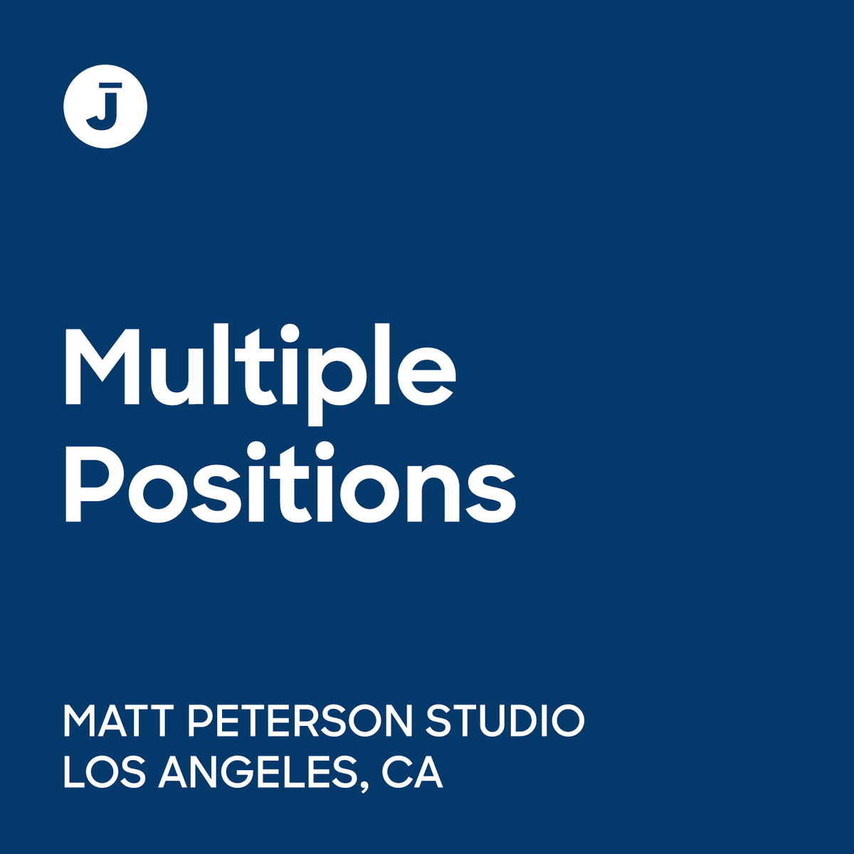 Today's Employer of the Day is Matt Peterson Studio. They're currently hiring an Architectural Designer/Project Architect and Intermediate/Senior Designer in Los Angeles.

arcnct.co/4b7GNF0

#ArchinectJobs #ArchinectEOTD #ArchitectureJobs #LosAngelesJobs #LAJobs