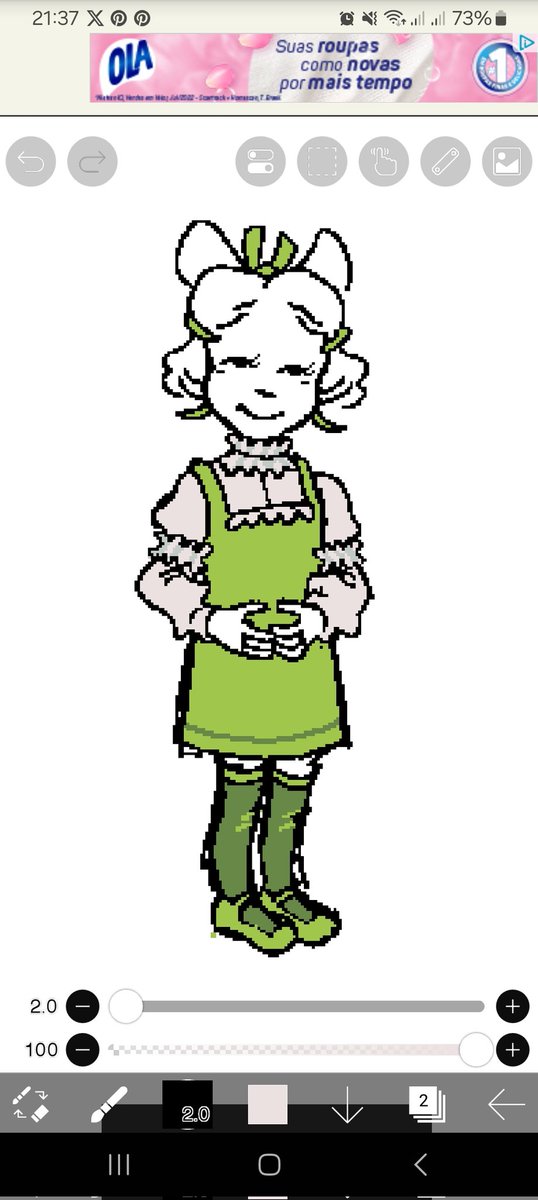 ThePianoFreak's tweet image. #pixelart #myart #pixelwork 
I feel.. very green. I like green, i should draw more green outfits.. what do you guys think?