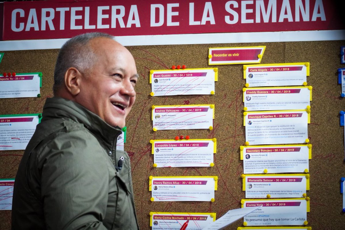 Cabello invitó a sintonizar Con el Mazo Dando: ¡Unidos somos invencibles! lc.cx/v2w_fR #MovilizadosPorVenezuela