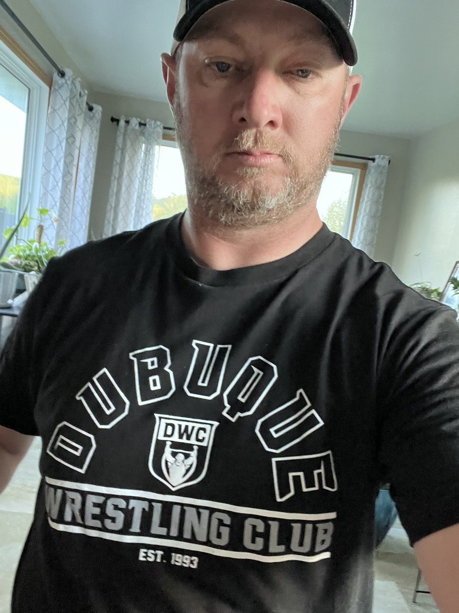 Day 7 of #WrestlingShirtADayinMay. Back in black with @DWCwrestle