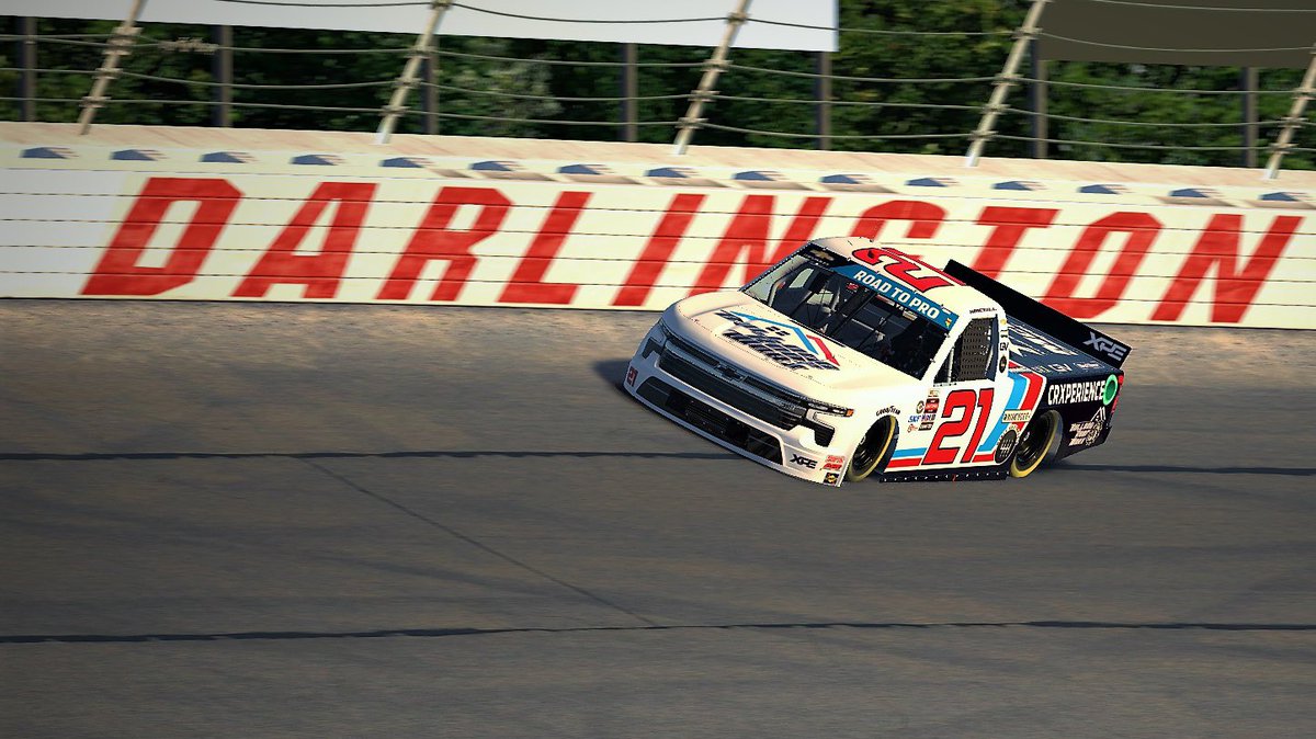 Two days from race 7 of 2024 Road to Pro at Darlington Raceway. Throwing back to a legend, doing it for Cale #iRacing