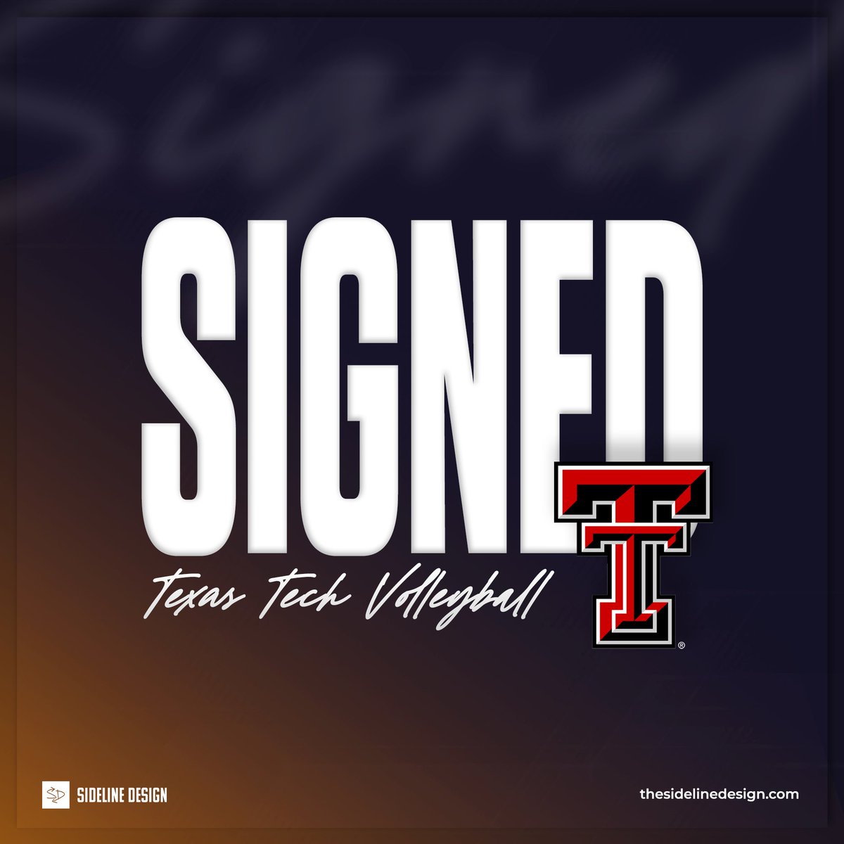 Sideline 🤝 @TexasTechVB We are so excited to expand our partnership with TTU Athletics by adding Texas Tech Volleyball and continue to level up the recruiting process🚀🚀 #SDbuilt x #WreckEm