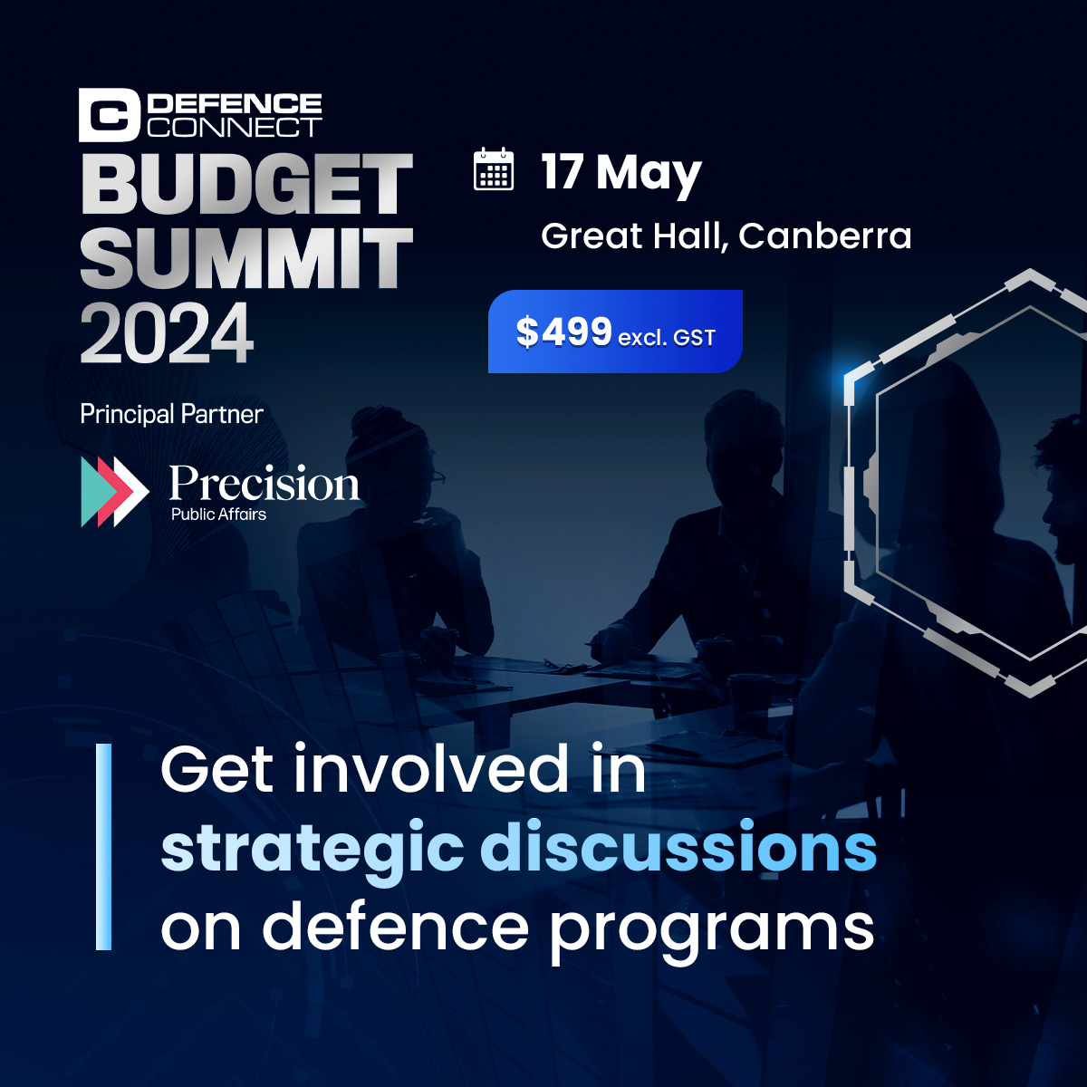 The #DefenceConnectBudgetSummit brings together key industry decision makers including Defence Industry Minister Pat Conroy, Shadow Minister for Defence Andrew Hastie, and other thought leaders.
Secure your place today: bit.ly/3UlnNN8 
#defence #security #budget #policy