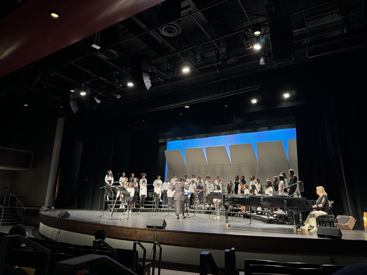 Spring middle school choir concert!