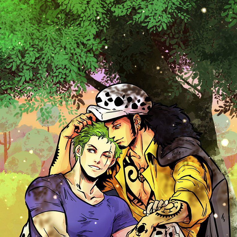 Working on a print version of my Lawzo standee... 🐯⚔️