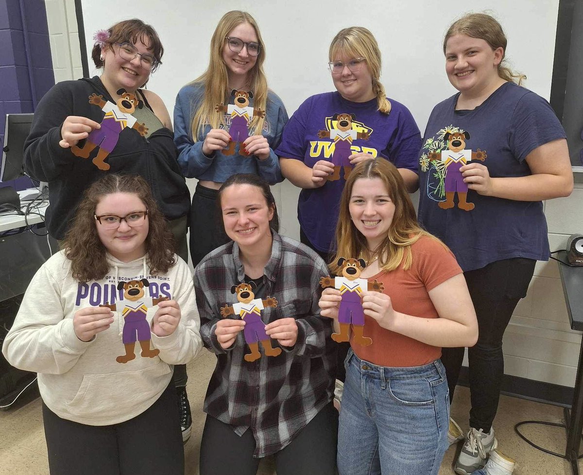 #UWSP Family and Consumer Sciences students celebrate D.O.G. Day! #UWSPGivesBack