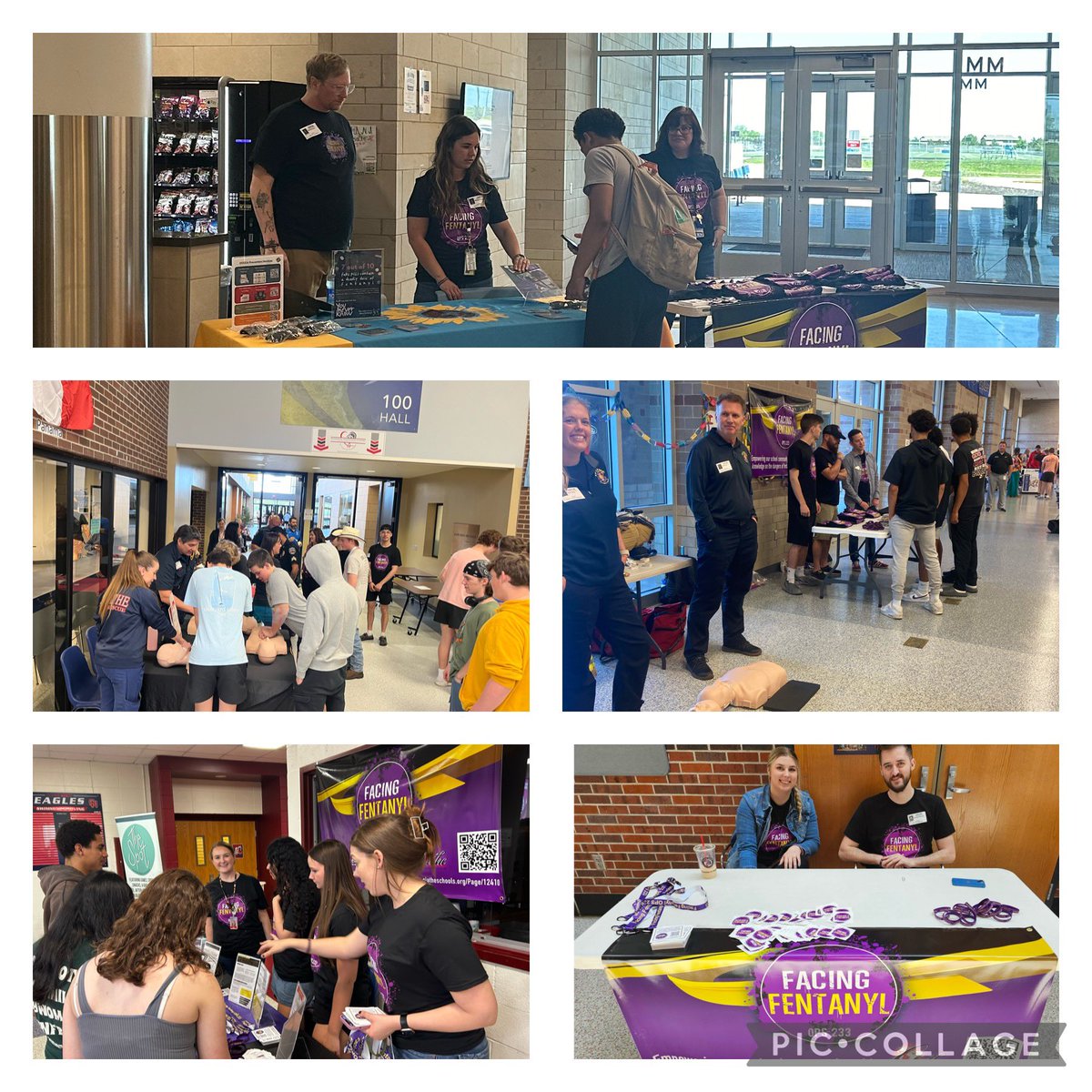 Great day for @olatheschools! We launched our #FacingFentanylOPS233 campaign. Raising awareness,  increasing education & prevention. All 5 HS were very busy today during lunch!
#OnePillCanKill
#YouNeverKnow
#233IsStigmaFree
@OlathePolice 
@OlatheFire 
@JOCOMNH 
@firstcallkc
