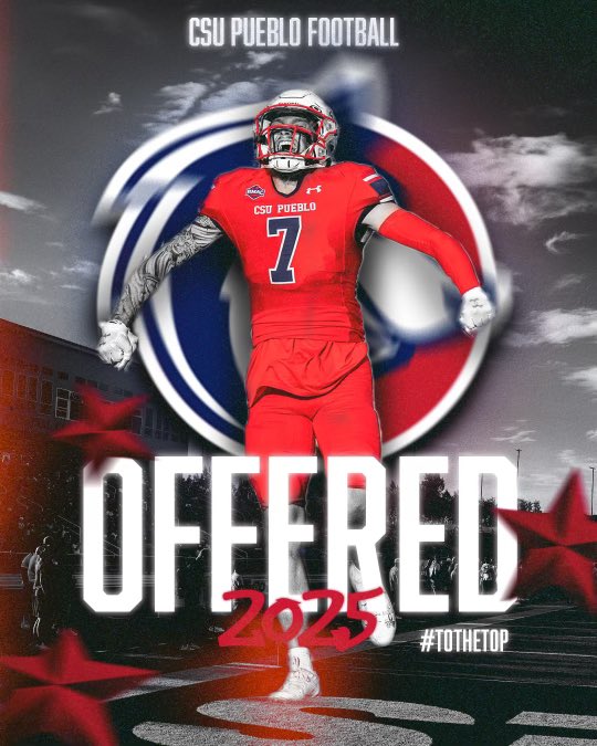 Blessed to receive a offer from  Colorado State-Pueblo #AGTG✝️