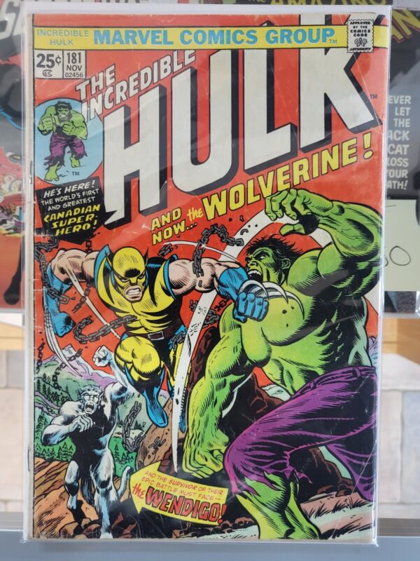 INCREDIBLE HULK 181  1st FULL APPEARANCE WOLVERINE- 1974

Ends Fri 10th May @ 1:21am

ebay.com/itm/INCREDIBLE…

#ad #comics #marvelcomic #imagecomics #dccomics