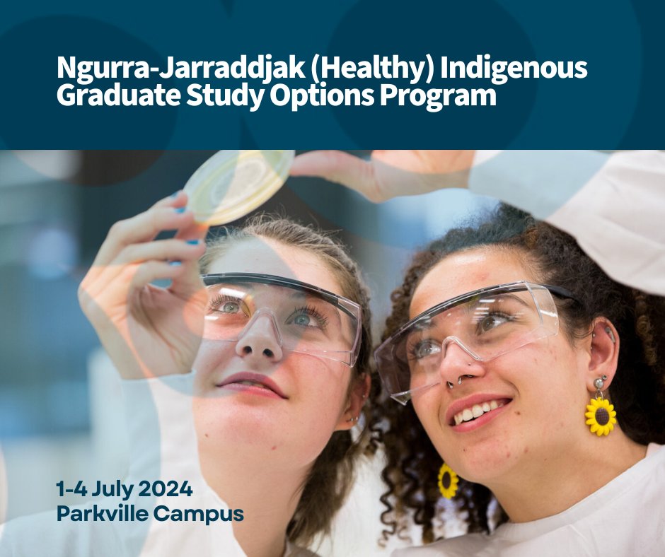 🤩 Applications for the Ngurra-Jarraddjak Graduate Study program are now open! The program includes: ✈️ Flights 🏨 Accommodation 🍲 Meal expenses 📆 Applications close 31 May. To learn more and apply 👉 unimelb.me/3wlkgW6