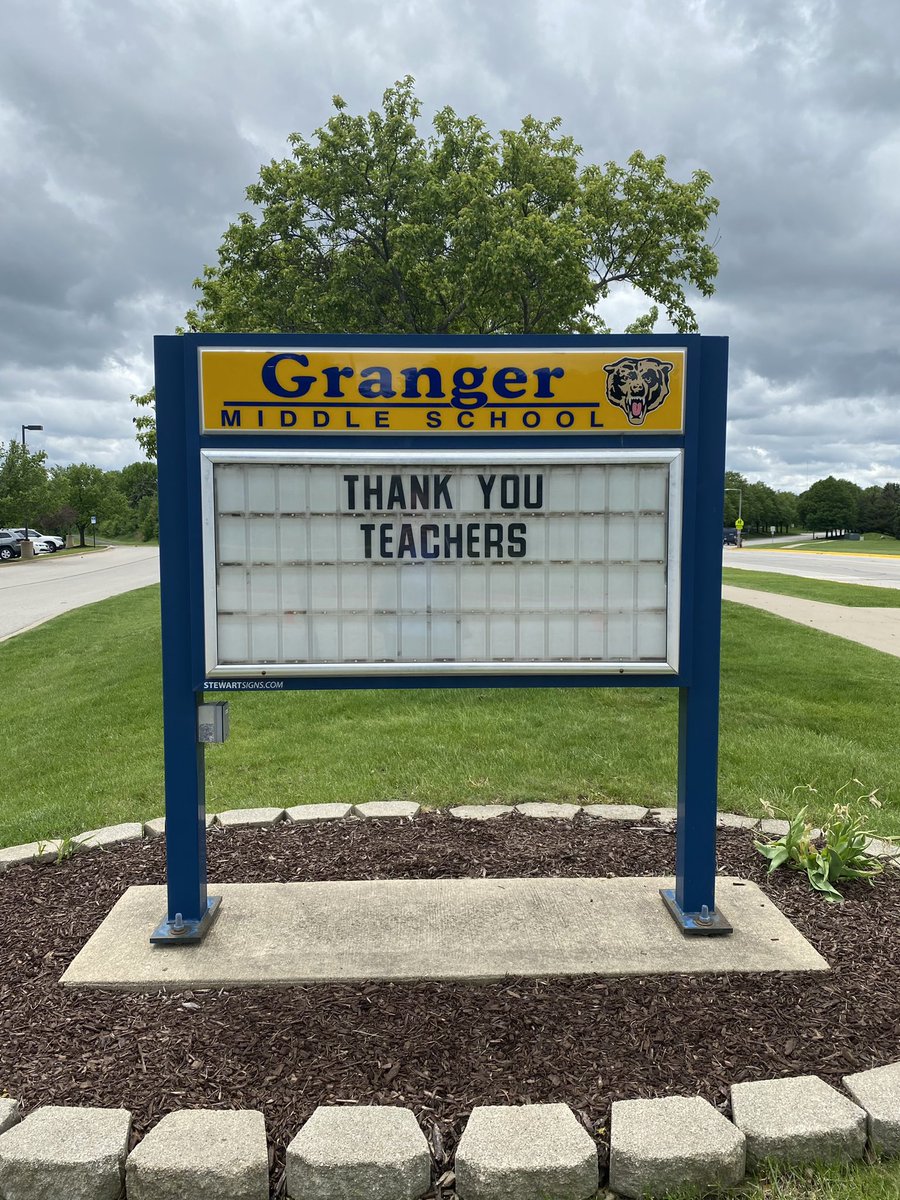 Teacher Appreciation Day/Week Thank you @GrangerPTA @ipsd204