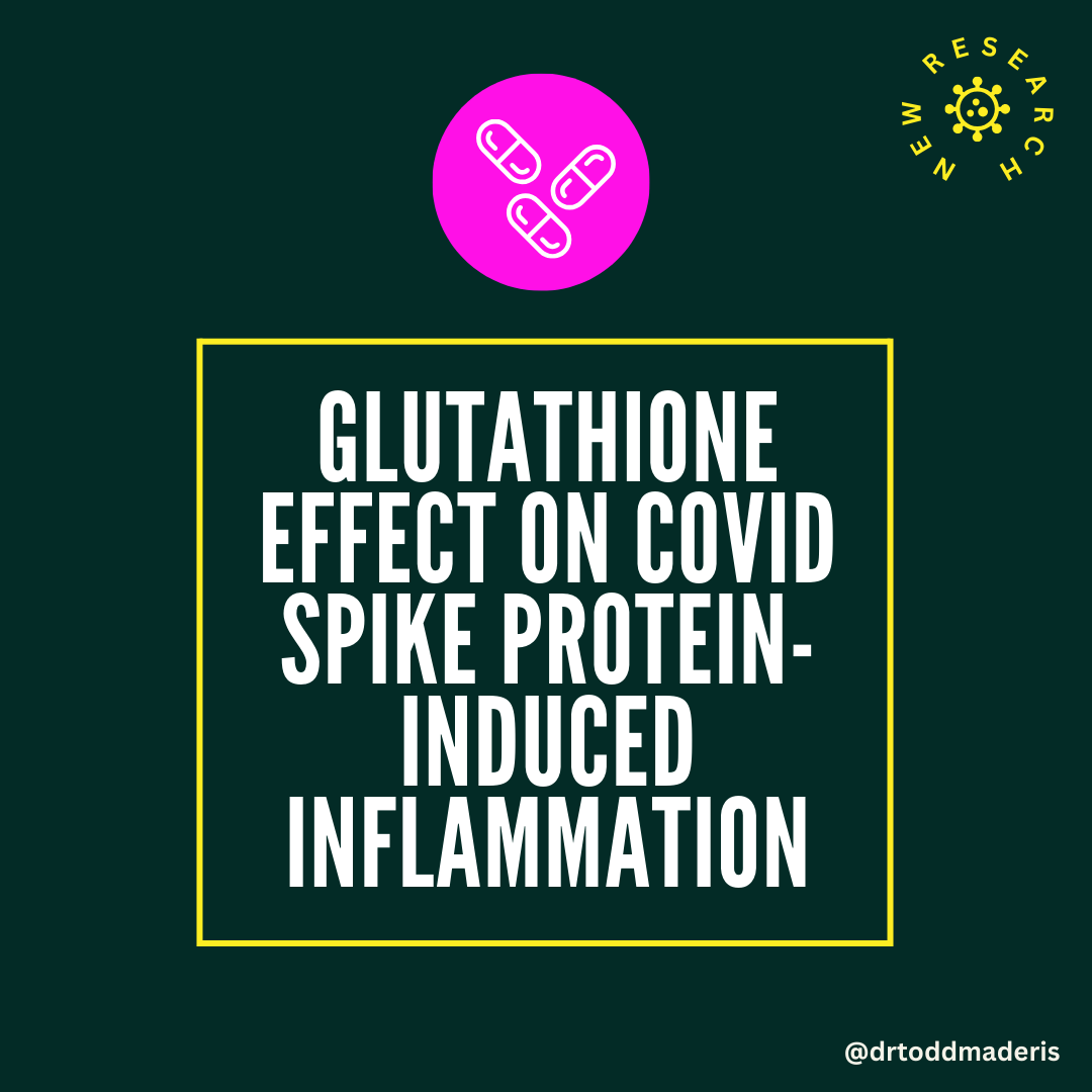 [NEW RESEARCH] Glutathione effect on COVID spike protein-induced inflammation The formation of #microclots in #COVID19 has been proposed as a possible mechanism of injury. Blood clots are formed in response to inflammatory cytokines and oxidative damage. #Glutathione is the most
