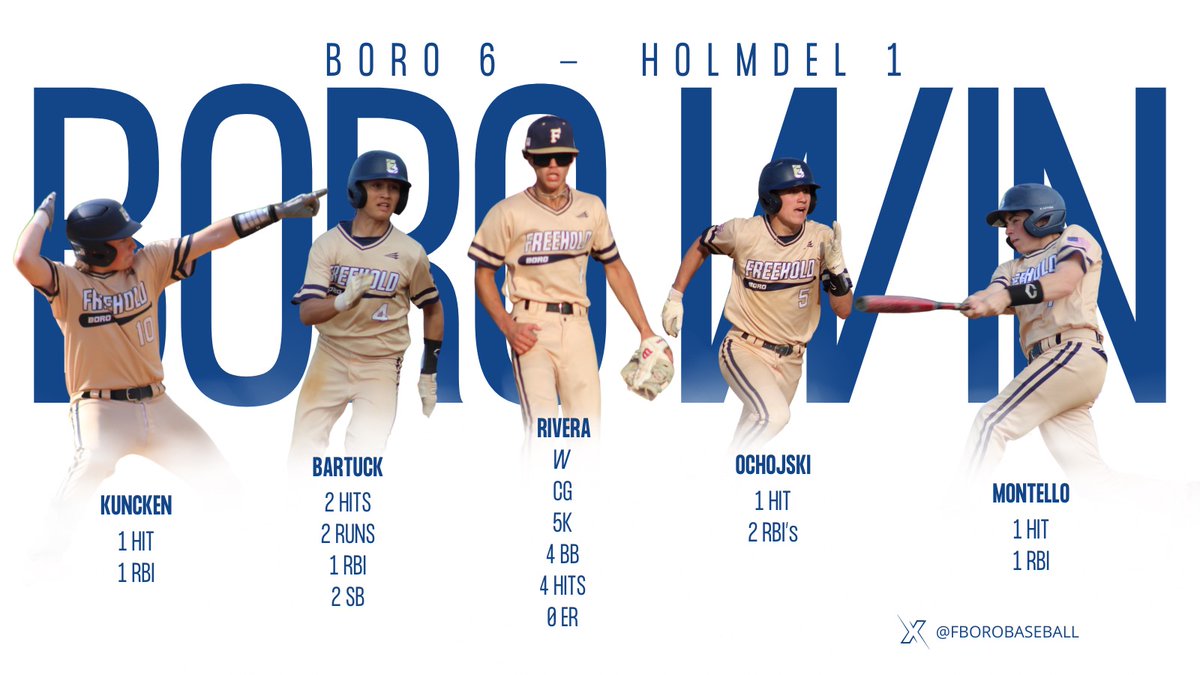 Freehold Boro Baseball tweet media