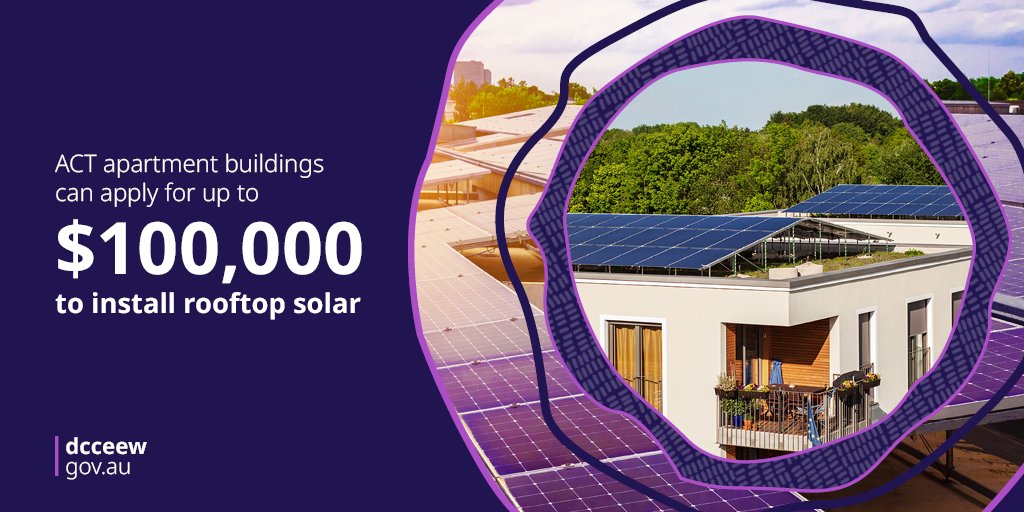 More than 2,100 apartment residents in #Canberra will benefit from shared #solar systems co-funded by the Australian and ACT governments. Body corporates can register for the program to apply for up to $100,000 for rooftop solar installations. 🔗 brnw.ch/21wJyTS