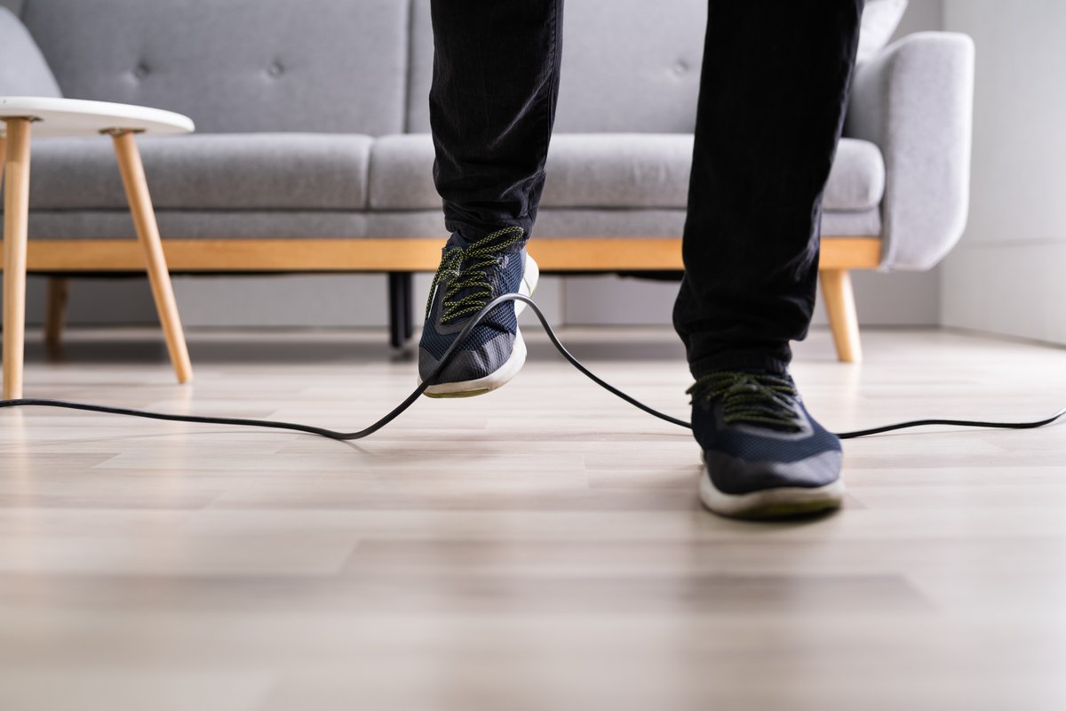 During #NationalElectricalSafetyMonth, remember to keep cords clear of foot traffic and furniture to avoid hazards. Find more tips to be safe around energy at aps.com/safety.
