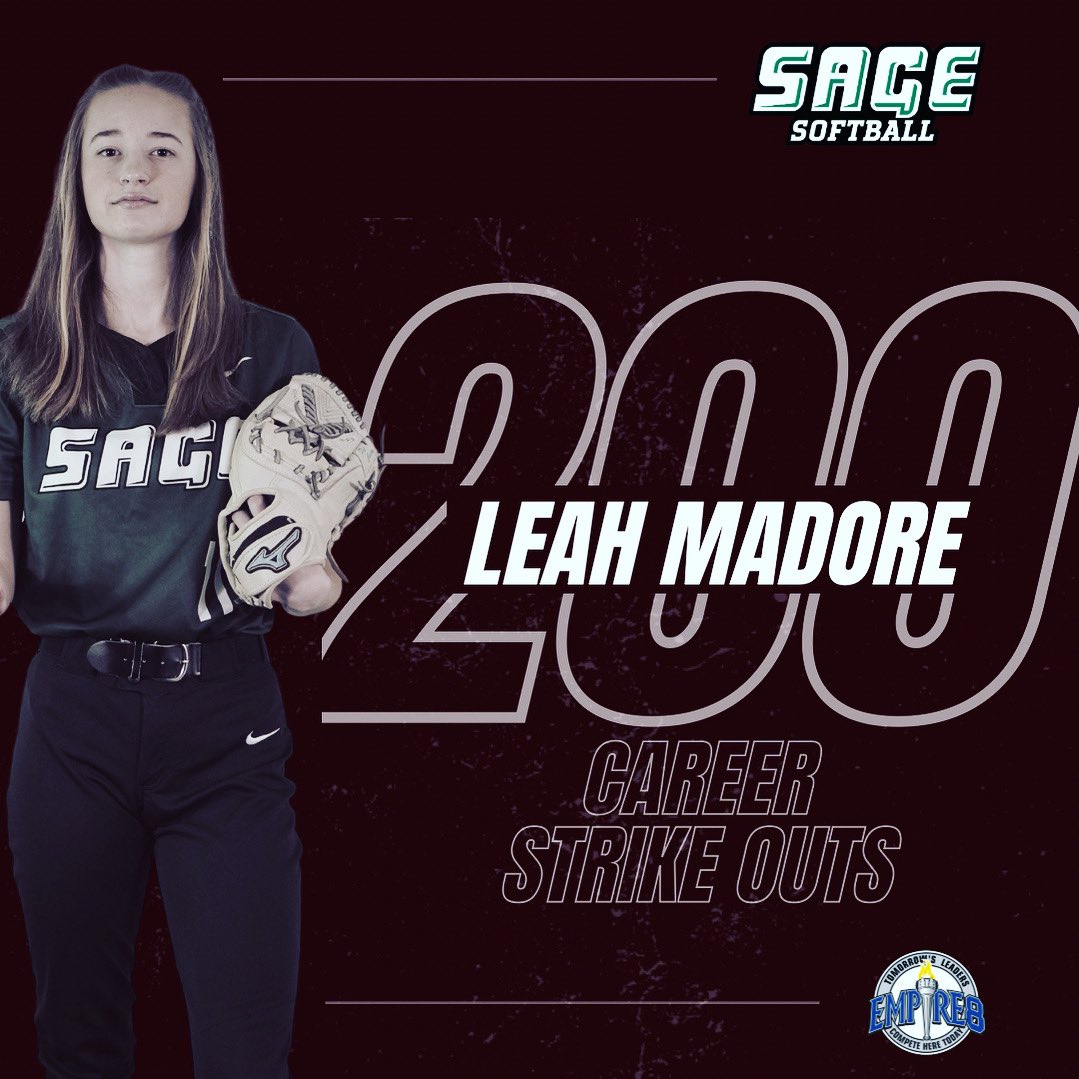 Another big milestone for starting pitcher Leah Madore 🐊 200 career strikeouts (and counting)