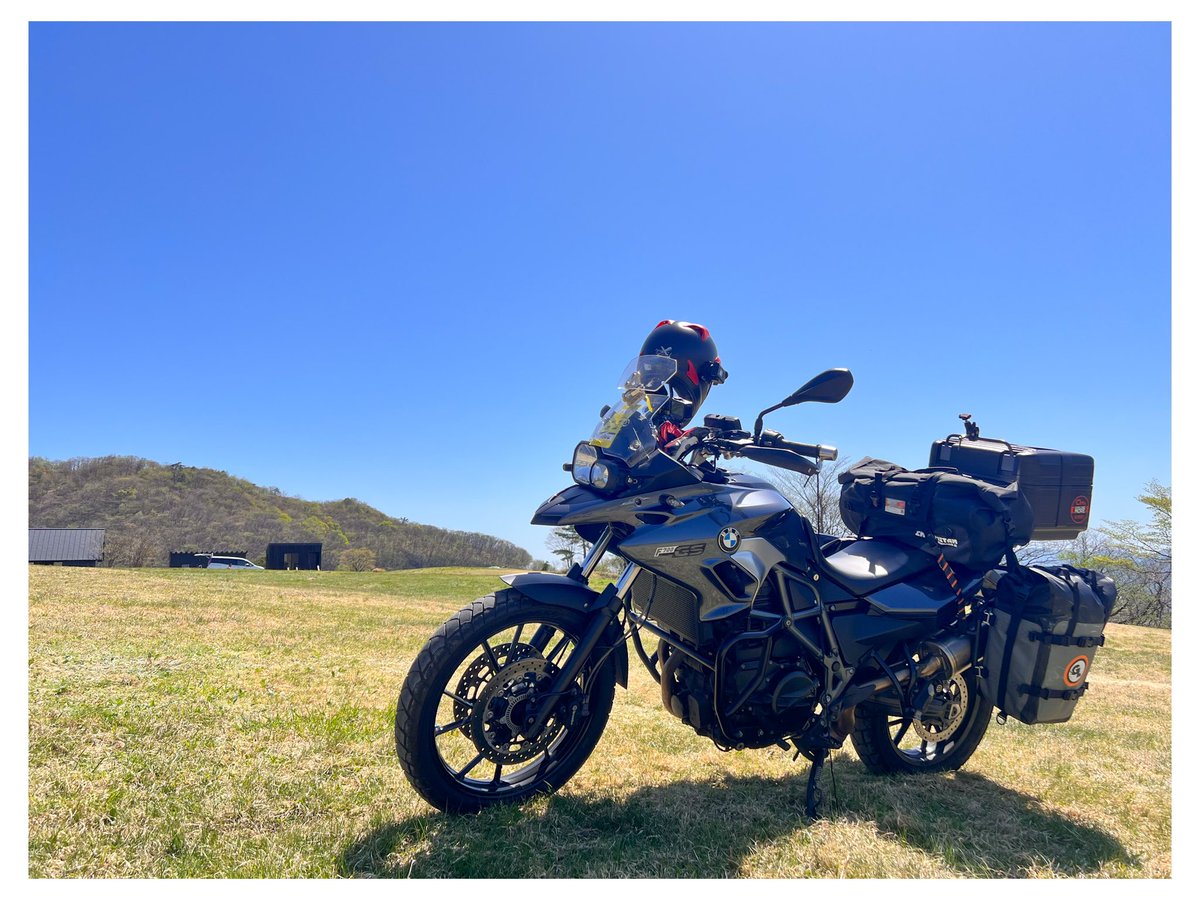 taka_crf250's tweet image. 5/5 撤収終わって帰るところ

心がけては
「来た時よりもキレイに！」

積載道具にに統一感がないことは
ご愛嬌w

#ヘプコandベッカー
#エンデュリスタン
#giantloop
#荒船パノラマキャンプフィールド