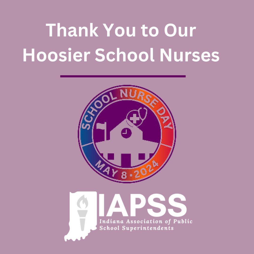 Our Indiana public schools are fortunate to have amazing medical professionals to monitor and respond to the health needs of our Hoosier students. Thank you to our school nurses for all that you do! #LeadIAPSS