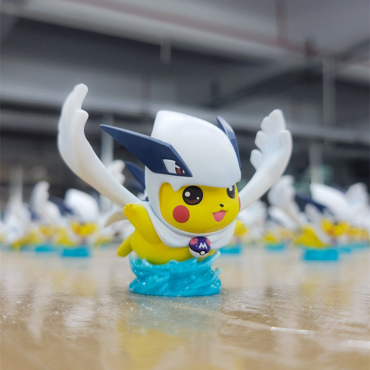 Pikachu Cosplay Lugia - Pokemon - Crescent Studio [IN STOCK] • #toy #actionfigures #toycollector #toystagram #figure #transformers #actionfigurephotography #toyphotography #toycollecting