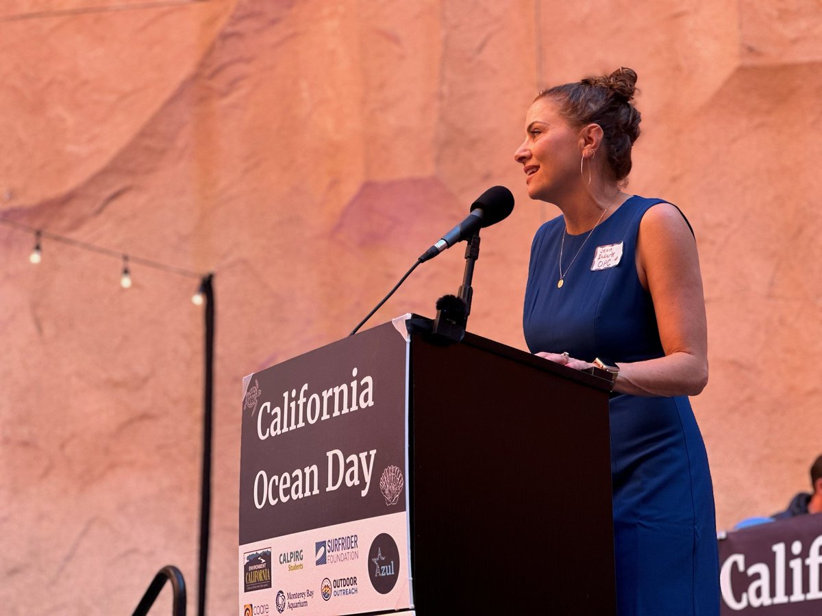 As #CaliforniaOceanDay comes to a close and we gather this evening with our partners working to protect the state's coast and ocean, our Executive Director Jenn Eckerle reminds us that ocean protection takes all of us - we cannot do this alone. 💙