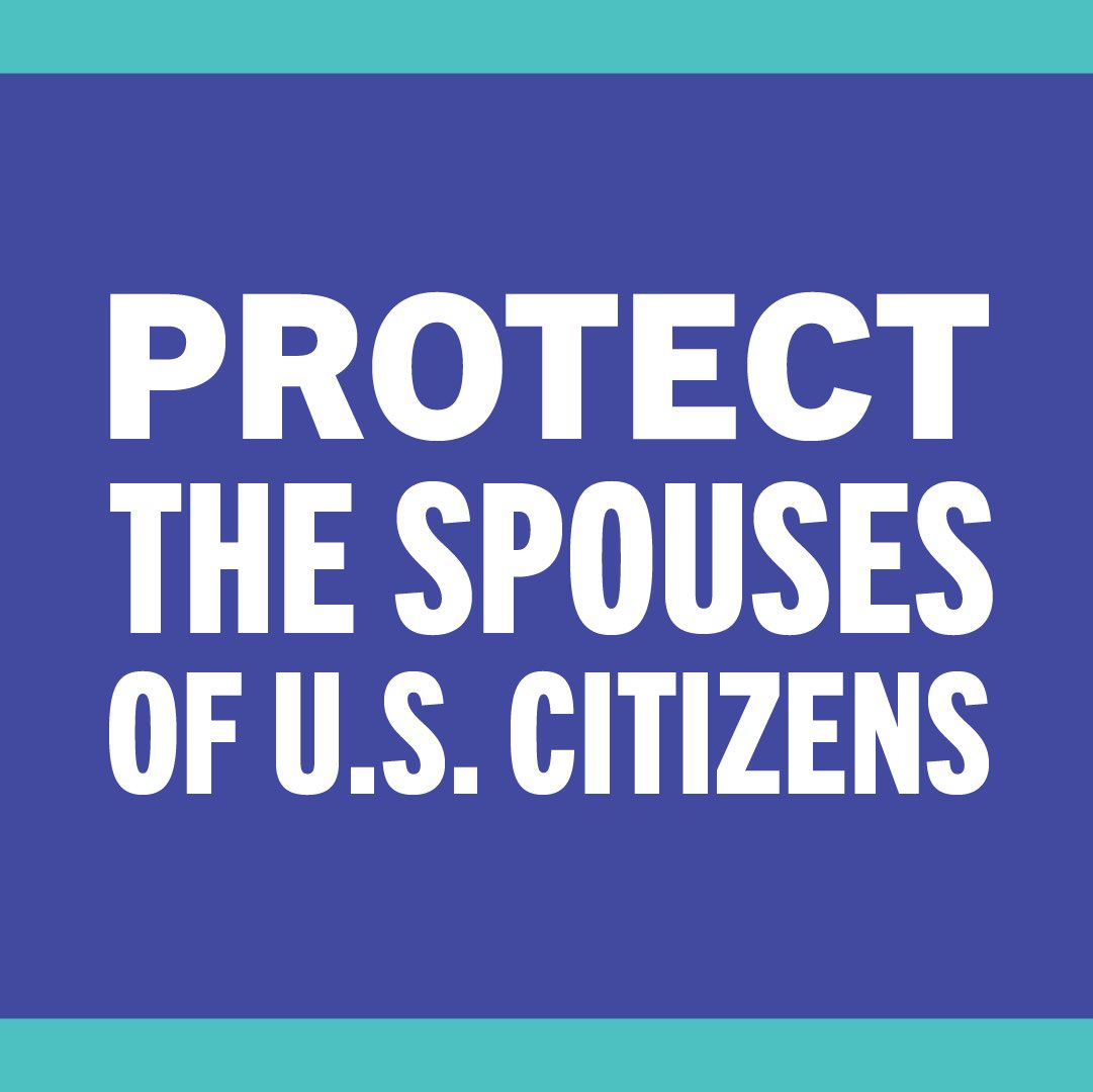 Did you know? Many American families live under fear of being separated due to current #immigration laws. I am a U.S. citizen and deserve to keep my family together! The Administration must expand parole-in-place eligibility to spouses of U.S. citizens this year. @amerifamsunited
