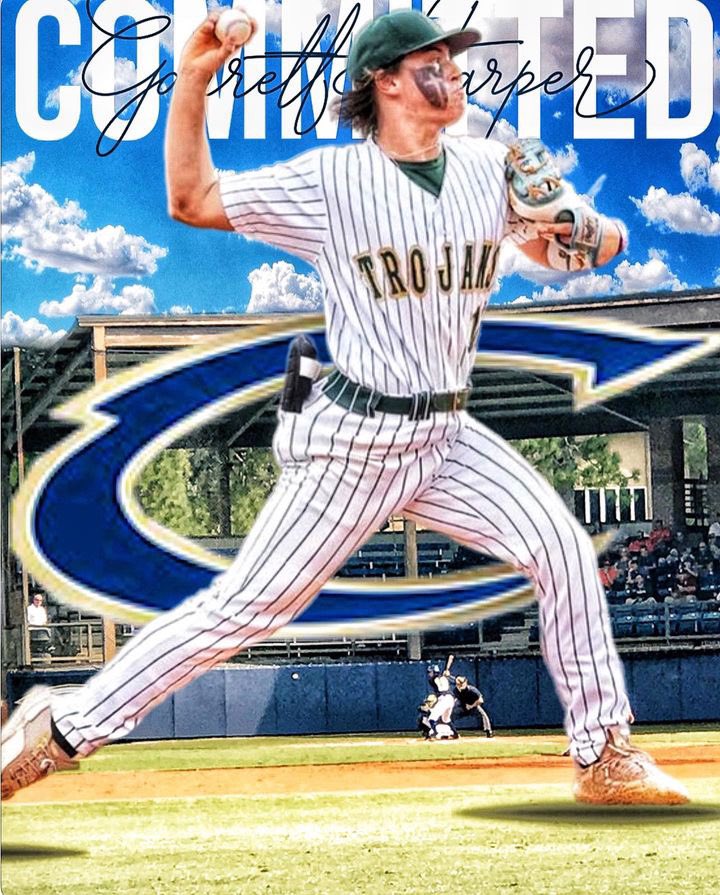Today, in hot Tallahassee, <a href="/garrett_harp12/">Garrett Harper</a> jazzed his way to a 5 inning, 6 K, shutout bop in Lincoln's 1-0 state regional victory over Orange Park. Harper granted only a 5th inning bingle and a lone pass. A Tyler Anderson single drove in the Trojan's only run. #Proud #T136X 👊