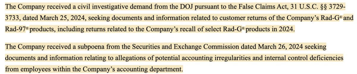 Vikas (@vikasxkumarbk) on Twitter photo These new subpoenas for $masi don't seem good. We wrote about issues with the pulse oximeters already h/t <a href="/SaraLSirota/">Sara Sirota</a> . Seems like the DOJ may be pursuing a "reverse" false claims theory.
library.thecapitolforum.com/docs/7mupd5x58… These new subpoenas for $masi don't seem good. We wrote about issues with the pulse oximeters already h/t <a href="/SaraLSirota/">Sara Sirota</a> . Seems like the DOJ may be pursuing a "reverse" false claims theory.
library.thecapitolforum.com/docs/7mupd5x58…
