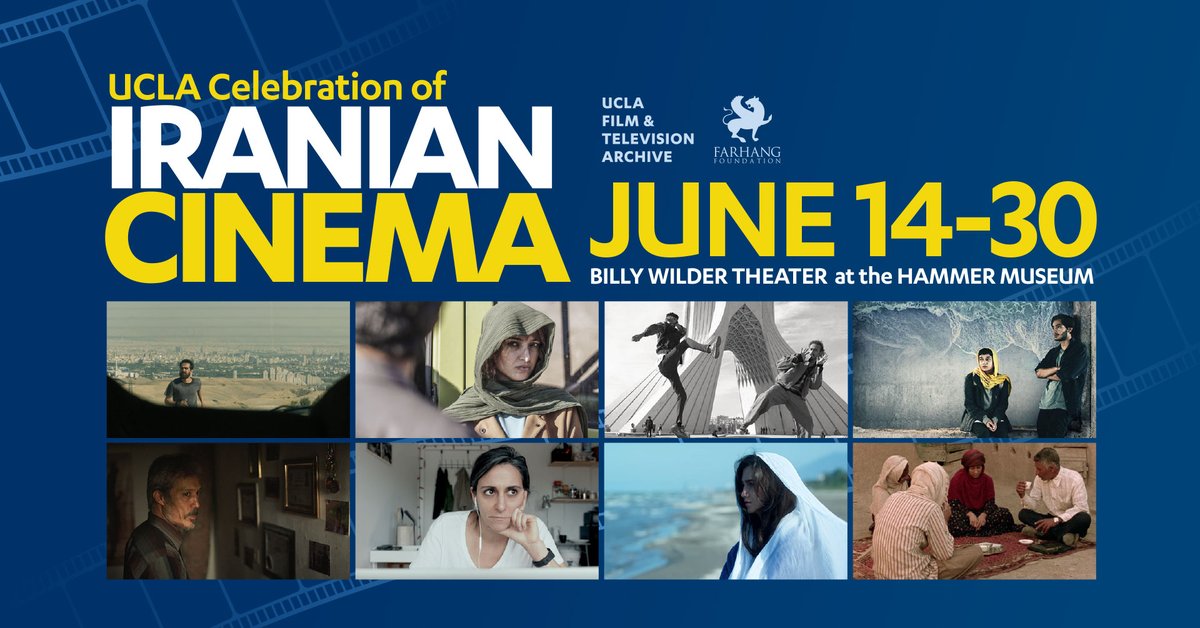 Announcing the 2024 UCLA CELEBRATION OF IRANIAN CINEMA by @UCLAFTVArchive, exclusively supported by Farhang Foundation. Read our full press release & the listing of this year's selected films now at bit.ly/44xWxi4 Free ticket registration open via Farhang.org/ucla24