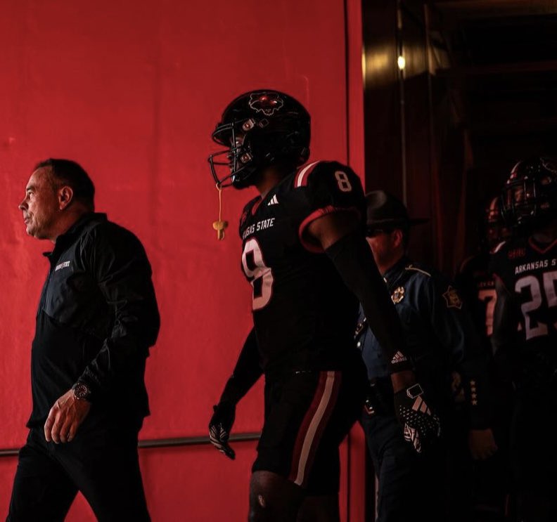 #AGTG After a great conversation with @CoachReynolds81 I am blessed to receive an ⭕️ffer from Arkansas State University. @KoachMak @CoachAllenHC @ColtonCroley @CoachFreemon