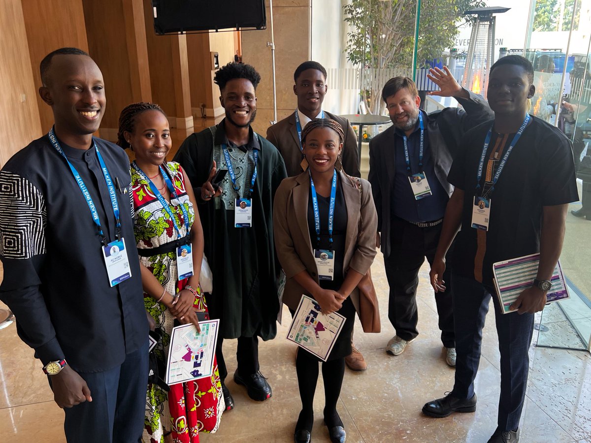 .@FrankLuntz and his students from African Leadership University in Africa. They’re attending @MilkenInstitute conference in Beverly Hills to learn more about U.S. politics. They’ve been surprised to see how our system works…and often doesn’t.