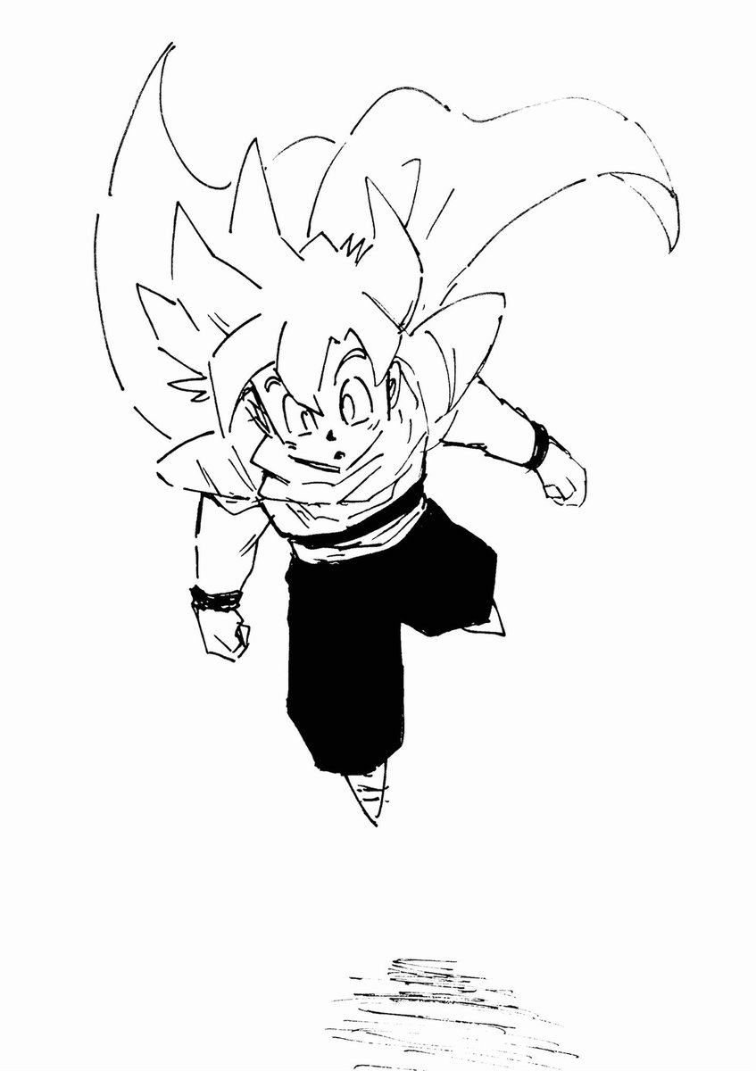 前に描いた模写も

#悟飯の日 