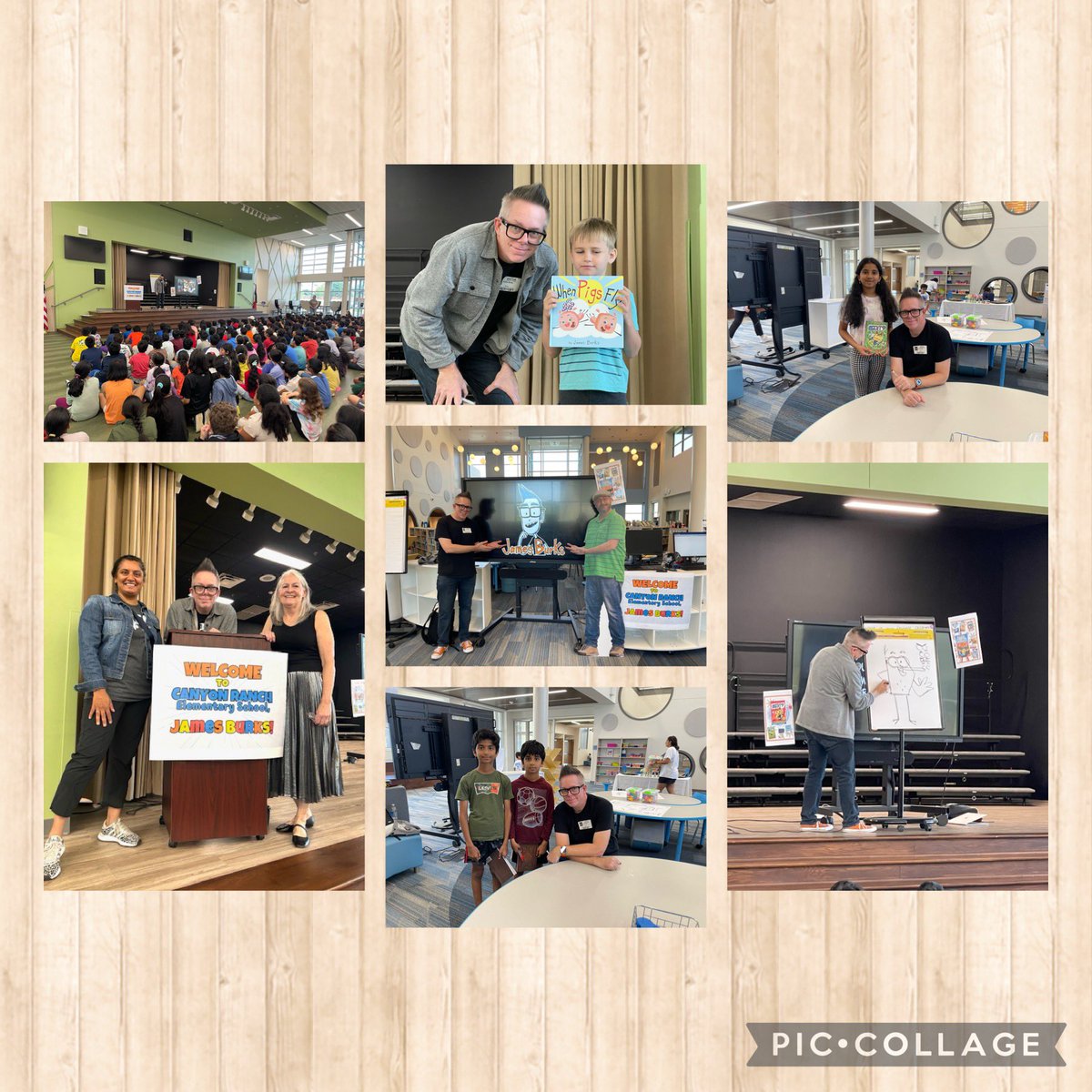 Thank you @jamesburksart for sharing your creativity and inspiring our authors and illustrators to follow their passion. <a href="/CRECoyotes/">Canyon Ranch Elementary</a> <a href="/CISDlib/">Coppell ISD Libraries</a> <a href="/PtoCre/">CRE PTO</a>