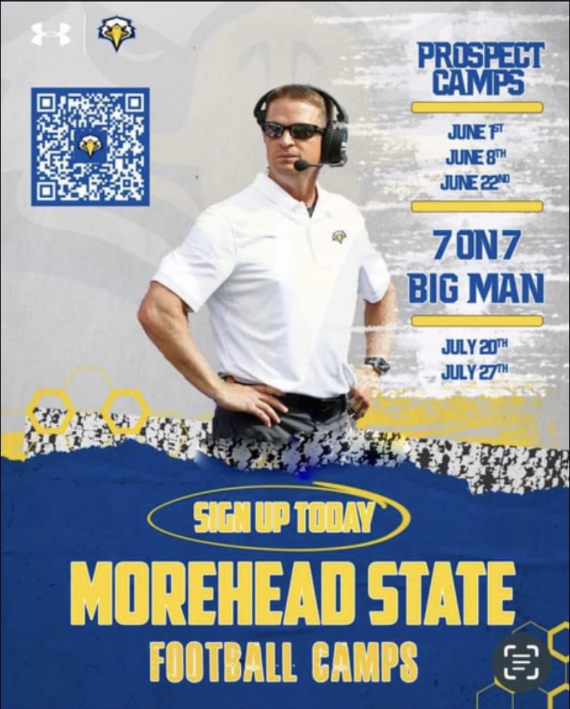 Thanks for the camp invite 
<a href="/CoachWoodmanMSU/">Jason Woodman</a> <a href="/CoachPerotti/">Matt Perotti</a>  <a href="/CoachRo35/">Coach Roland Brady</a>