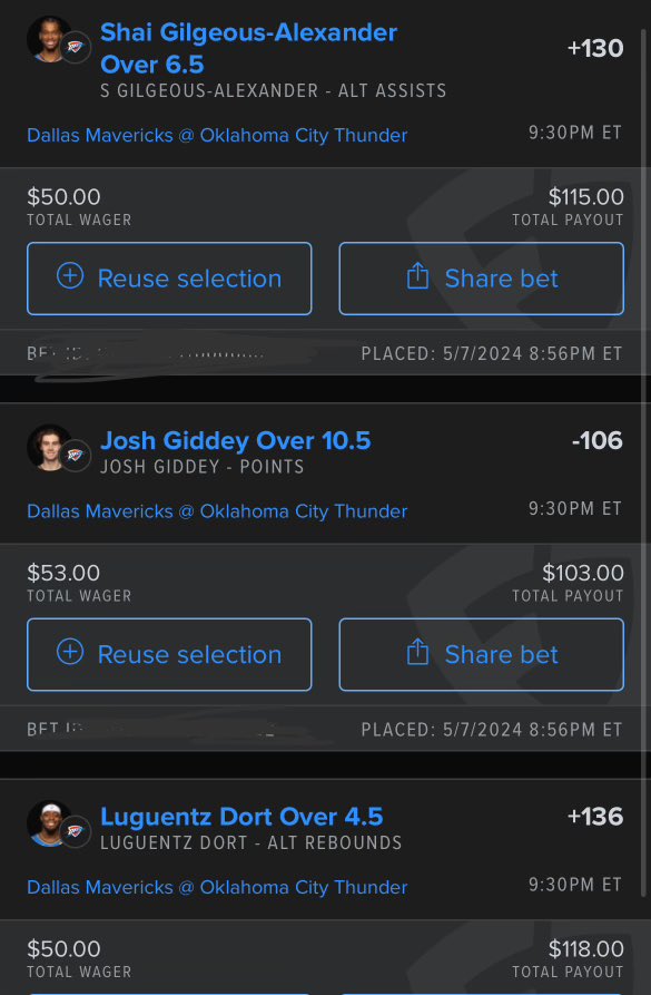 TailingTnM's tweet photo. NBA Playoffs #Mavs vs #Thunder 
-Tav has a 5u Play on Mavs ML 😳🔮 He believes #Kyrie and #Luka will be too much for the thunder to handle in game 1
-Matt likes #Shai to spread the ball around tonight trying to get his teammates going #giddy being one of them he sees being a good contributor in the scoring debarment, he also expects #dort to play gritty as he always does