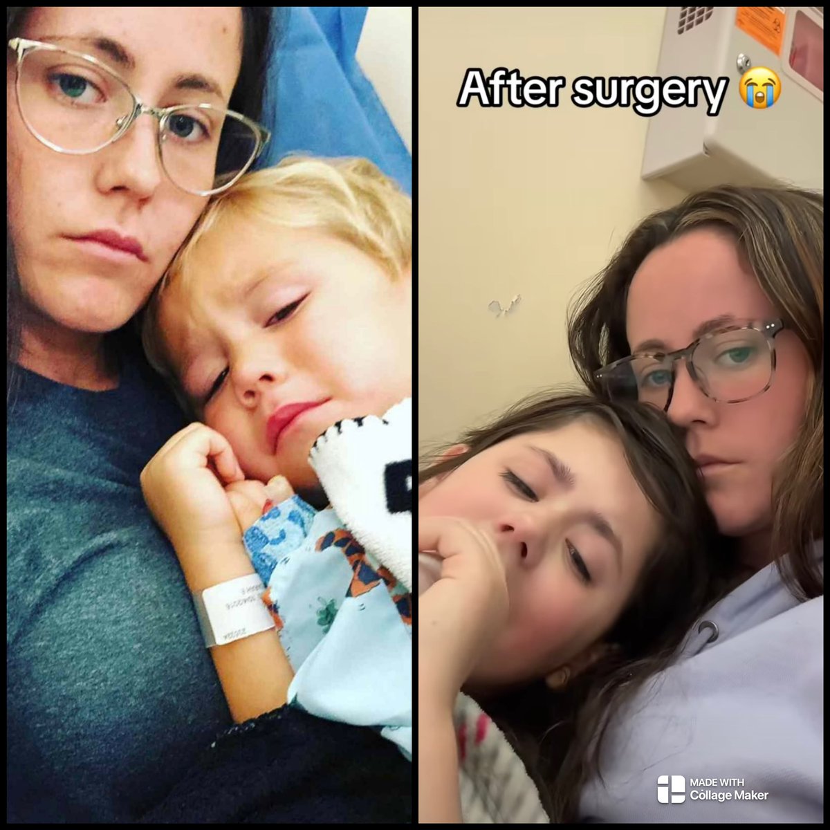 When your kid gets surgery follow Jenelle’s lead and shove a camera in their face so everyone can see how good of a mom you are. #NarcissisticParenting101 #ShowMommyYourSadFace