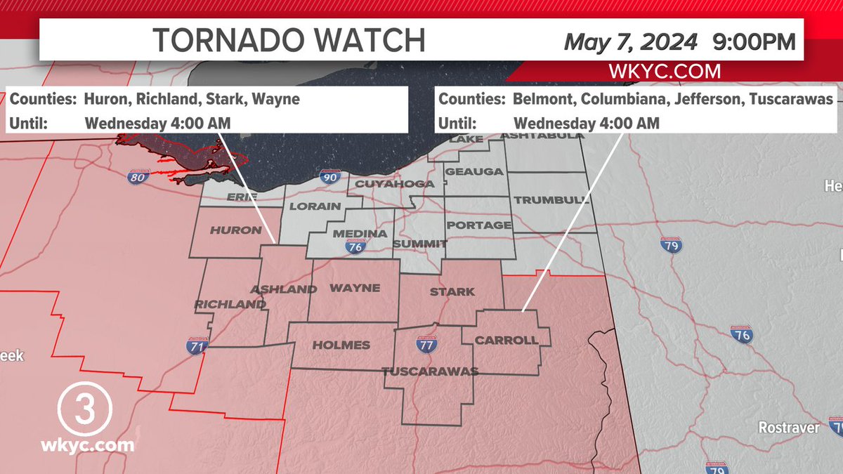 Keep an eye on things! We have the setup for active weather. Get the latest at wkyc.com or on the WKYC app. #3weather