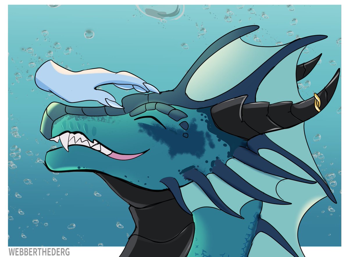 webberthederg's tweet photo. Good derg ! 🫧 
#webberthederg #dragonart https://t.co/7XTF3kGJpa