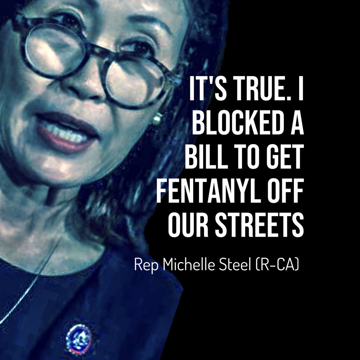 Today is a good day to remind you that Rep Michelle Steel #CA45 is blocking a bipartisan bill that 18,000 border patrol agents say is critical to getting fentanyl off our streets 

ELECT @derektranCA45 
He'll do the right thing
