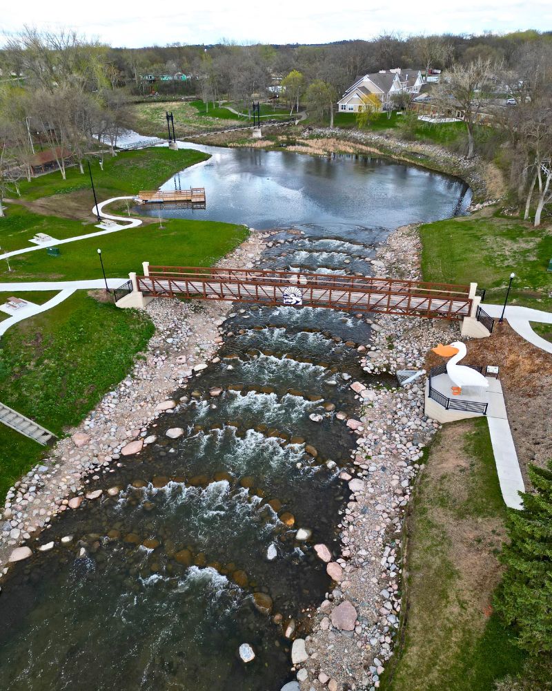 E.L. Peterson Park in Pelican Rapids, MN is lookin' good. #lakelife #Minnesota #onlyinmn